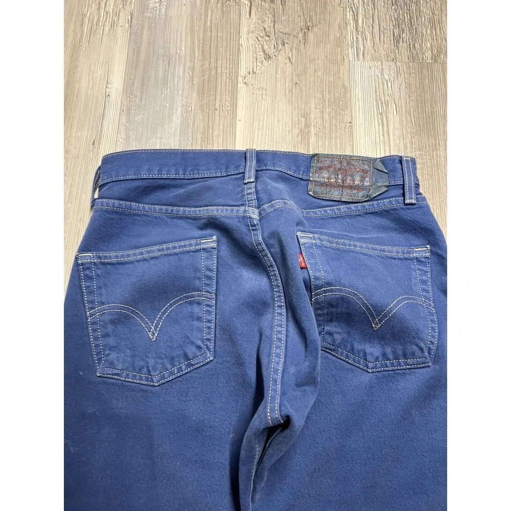 Vintage Levi's 501xx Jeans 32x30‎ Blue Denim Button Fly Y2K Straight Leg